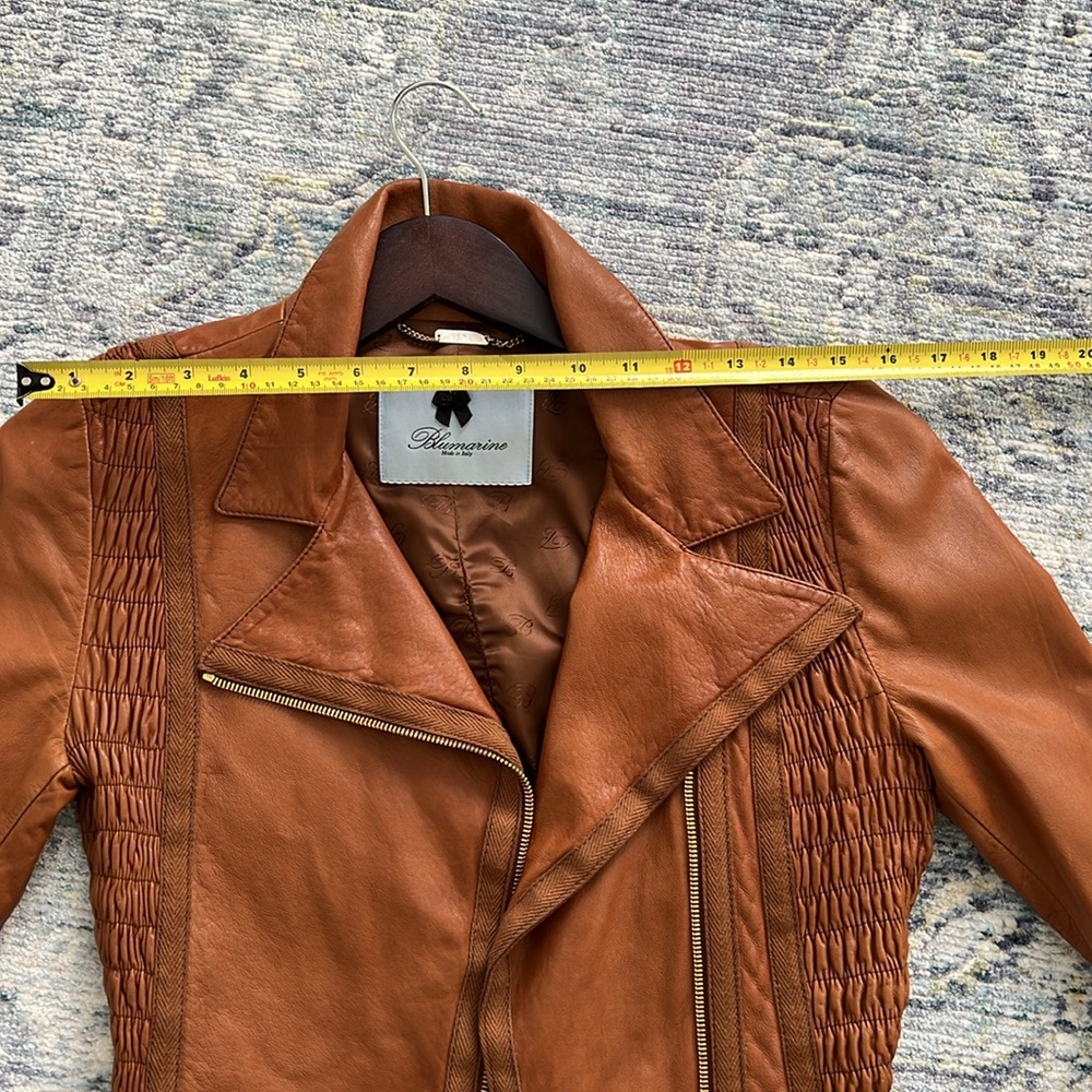 Blumarine leather jacket  size I42 - Picture 5 of 5